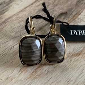 Dyrberg/Kern LEWA Jasper leverback earrings